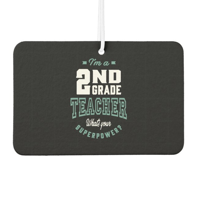 Lehrer der zweiten Klasse Autolufterfrischer (Vorderseite)