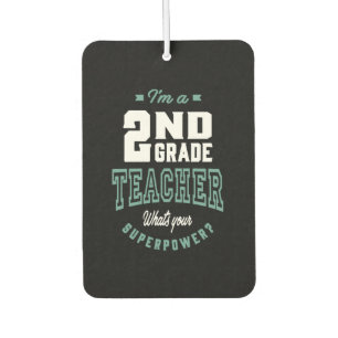 Lehrer der zweiten Klasse Autolufterfrischer