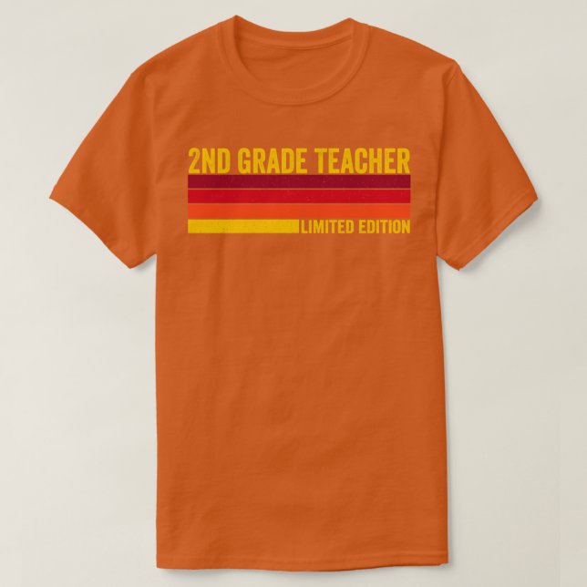 Lehrer der zweiten Klasse T-Shirt (Design vorne)