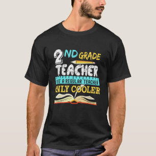 Lehrer der zweiten Klasse zurück an die Schule T-Shirt