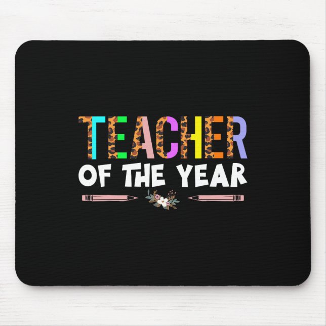 Lehrer des Jahres Party-Geschenk Lehrer Schätzung Mousepad (Vorne)