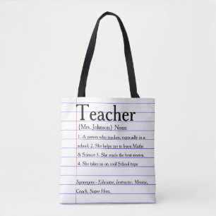 Lehrer des Wörterbuchs spielte Tasche. Gründe für
