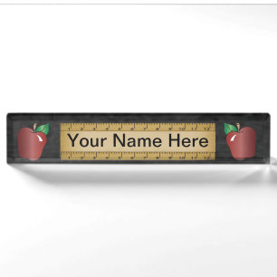 Lehrer DIY Name Namensplakette