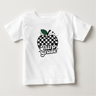 Lehrer Dritte Klasse 3. Zurück zur Schule Baby T-shirt