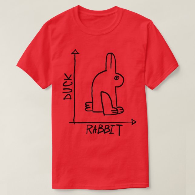 Lehrer Duck Rabbit Math T-Shirt (Design vorne)