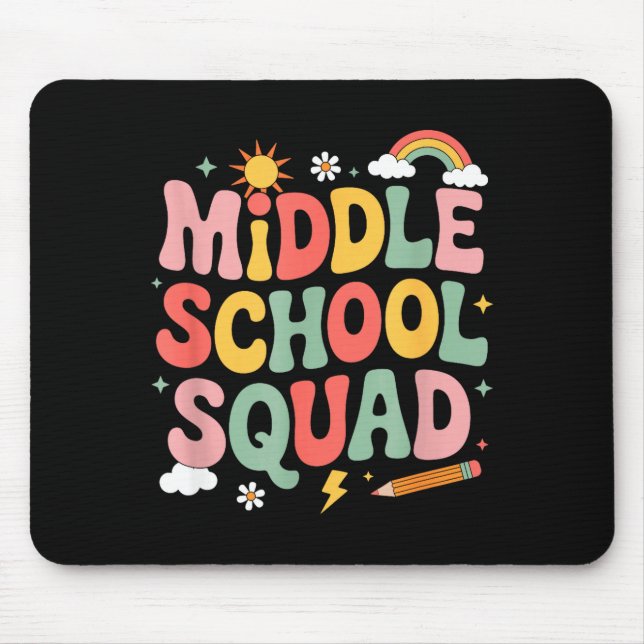 Lehrer einer Mittelstufe, der Kinder erzieht Mousepad (Vorne)