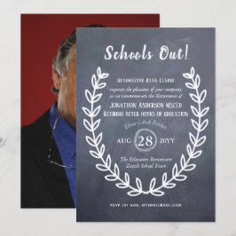 Lehrer Einladungen für das Ruhestand Professor Leh