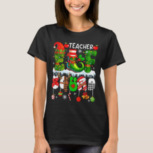 Lehrer-Elfen-Trupp Weihnachten Bunter Elfenhut Scu T-Shirt