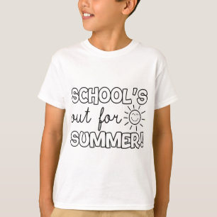 Lehrer Ende des Jahres Schule ist für den Sommer w T-Shirt