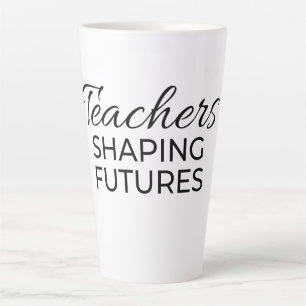 Lehrer formen Zukunft Black Gold Motivierend Milchtasse