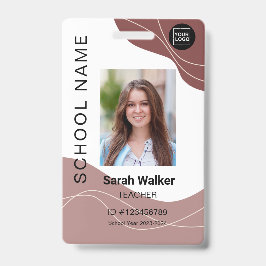 Lehrer Foto-ID eines Mitarbeiters oder Studenten M Ausweis