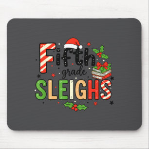 Lehrer Fünfte Klasse Schlitten Lustiger Weihnachts Mousepad