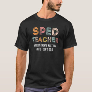 Lehrer für besondere Bildung kehren zurück zum Sch T-Shirt