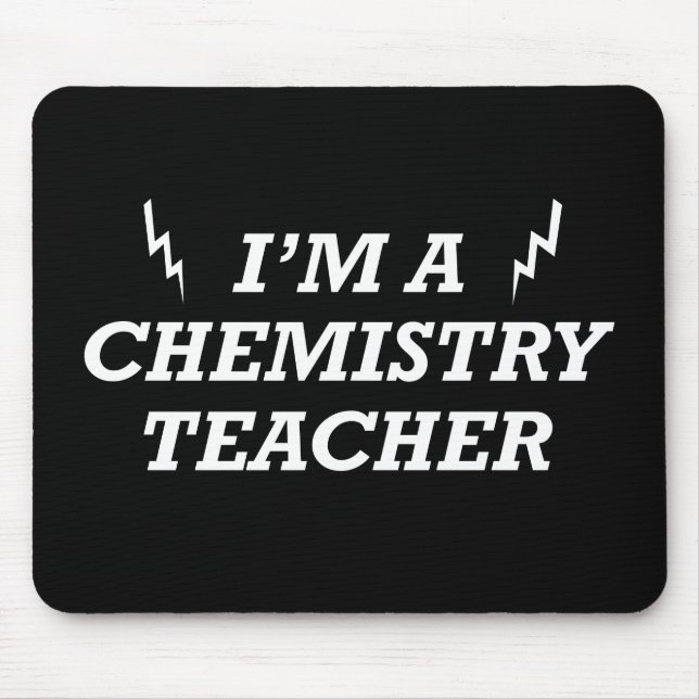 Lehrer für Chemie zitieren Mousepad (Vorne)
