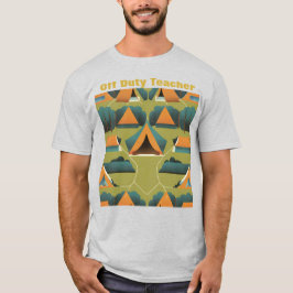 Lehrer für den T - Shirt des Campingplatzes