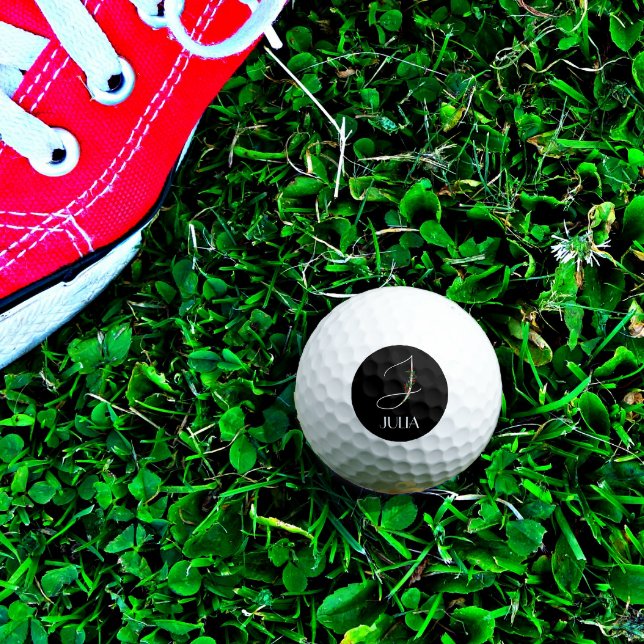 Lehrer für die Blume der ersten J-Monogramm-Aquare Golfball (Von Creator hochgeladen)