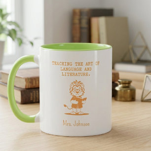 Lehrer für englische Literatur und Sprache Tasse