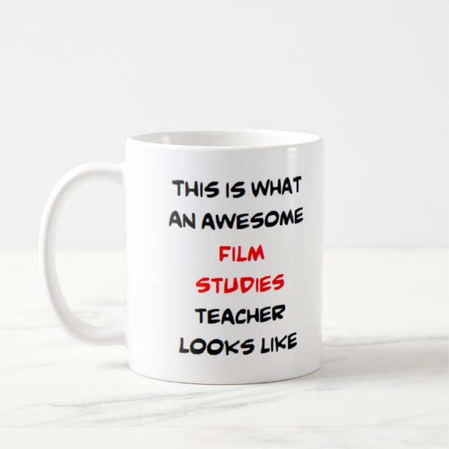 Lehrer für Filmwissenschaften, phantastisch Kaffeetasse (Links)