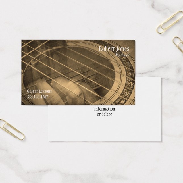 Lehrer für Gitarre Unterricht (Büro)