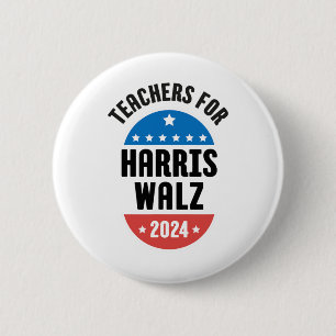Lehrer für Harris Wheimer 2024 Button