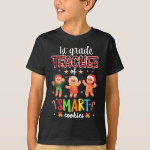 Lehrer für intelligente Cookies der ersten Klasse T-Shirt