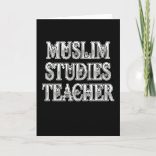 Lehrer für islamische Studien Islamischer Bildungs Karte