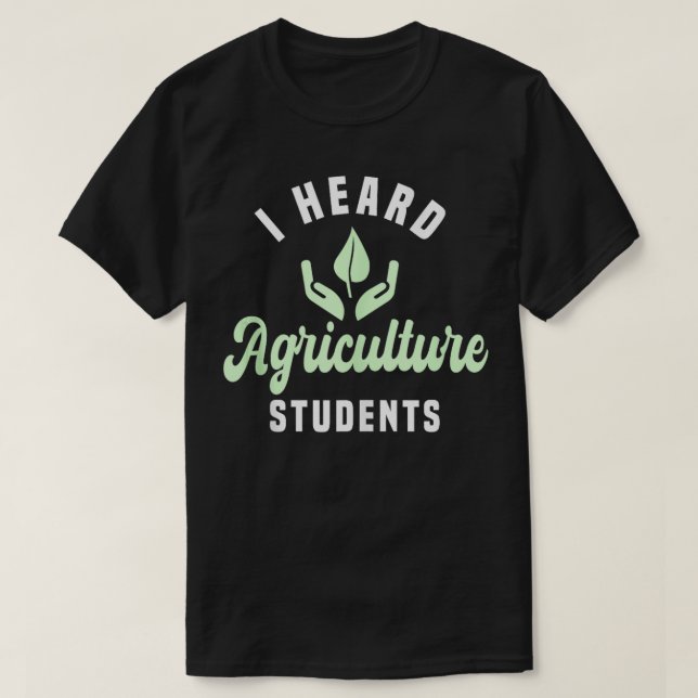 Lehrer für Landwirtschaft Agrarstudenten AG Educa T-Shirt (Design vorne)