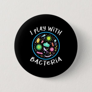 Lehrer für Mikrobiologie Button