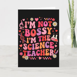 Lehrer für Naturwissenschaften Valentinstag Retro Karte