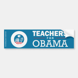 Lehrer für Obama Autoaufkleber
