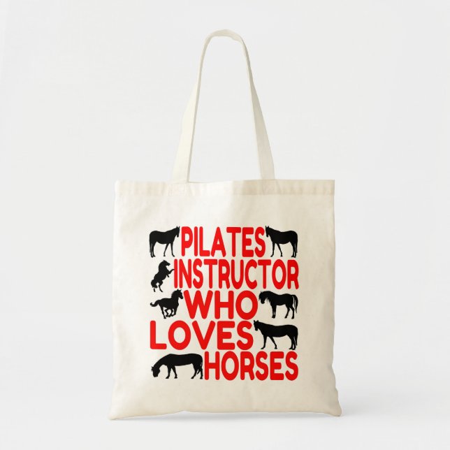 Lehrer für Pferde Lover Pilates Tragetasche (Vorne)