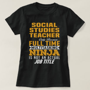 Lehrer für Sozialstudien T-Shirt