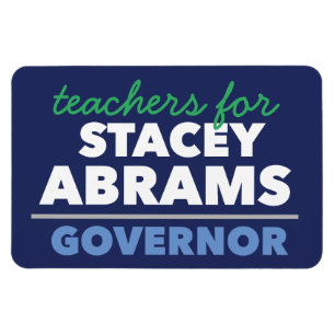 Lehrer für Stacey Abrams Governor-Magnet Magnet