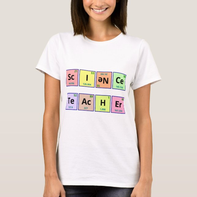 Lehrer für Wissenschaft T-Shirt (Vorderseite)