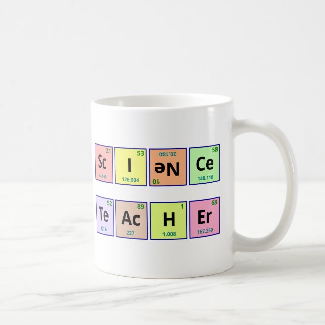 Lehrer für Wissenschaft Tasse (Rechts)
