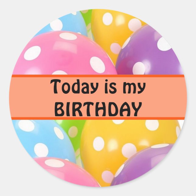 Lehrer Geburtstagsaufkleber Runder Aufkleber (Vorderseite)