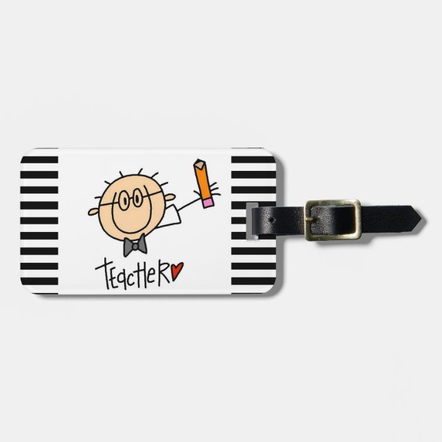 Lehrer Gepäckanhänger (Vorderseite horizontal)