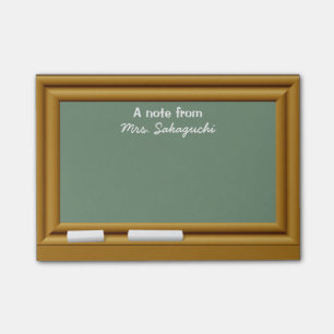 Lehrer-Geschenk personalisiert eine Anmerkung von Post-it Klebezettel