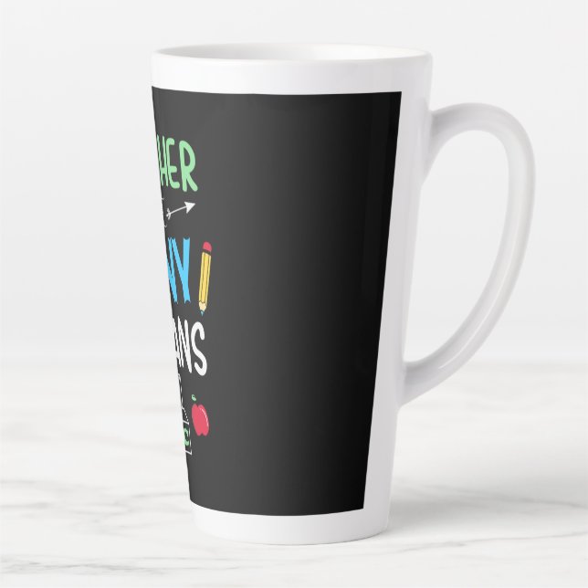 Lehrer Geschenklehrer Tiny Humans Milchtasse (Rechts)