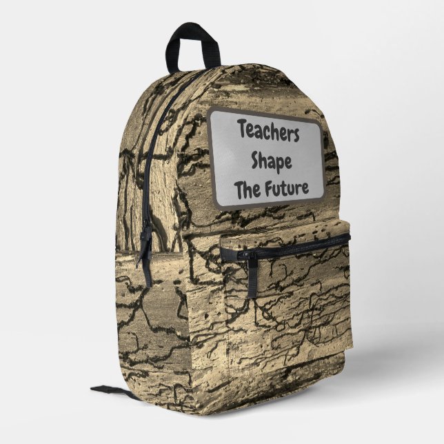 Lehrer gestalten die neutrale Bewertung des zukünf Bedruckter Rucksack (Rückseitige Ecke links)