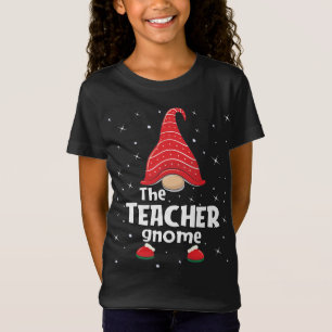 Lehrer Gnome Familie Matching Weihnachten Funny Pa T-Shirt