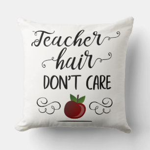 Lehrer Haar ist egal Lehrern Kissen