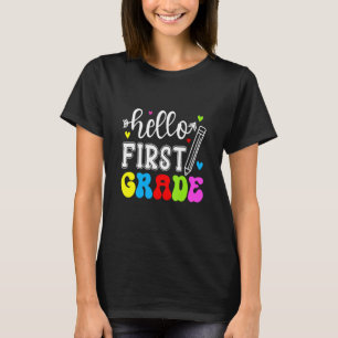 Lehrer Hallo Erster Klasse Spaß 1. Klasse wieder a T-Shirt