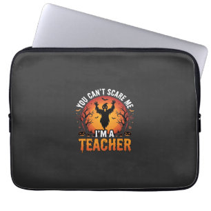 Lehrer Halloween Gruseliger Geist Lehrer Design_1 Laptopschutzhülle