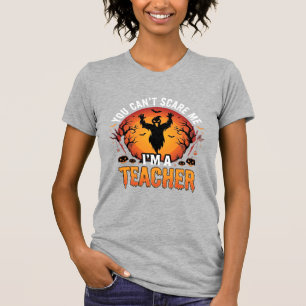 Lehrer Halloween Gruseliger Geist Lehrer Design_1 T-Shirt