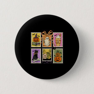 Lehrer Halloween Shirt Soky Ghost Reading Hallowe Button
