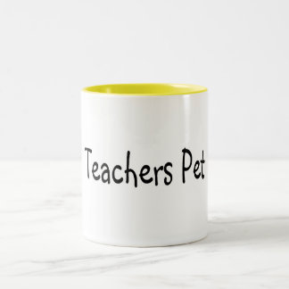 Lehrer-Haustier Zweifarbige Tasse