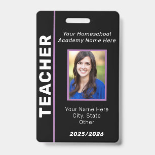 Lehrer-ID-Abzeichen Ausweis