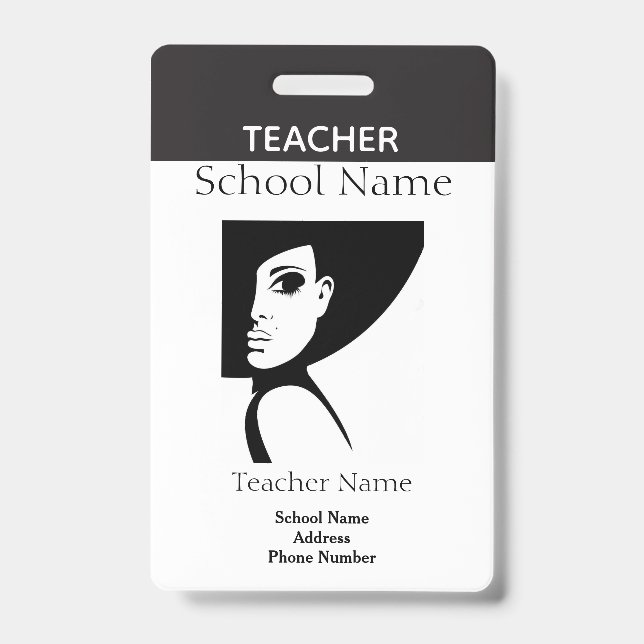 Lehrer-ID Ausweis (Vorderseite)