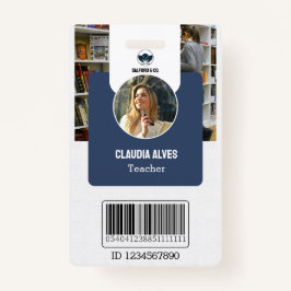 Lehrer-ID-Karte | Navy Collage School ID Card Ausweis